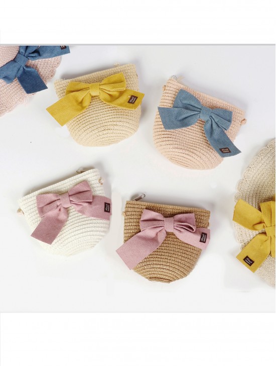 Kid's Crochet Bow Mini Bag
